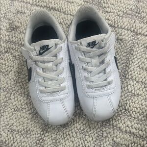 Nike Kids White and Black Sneakers